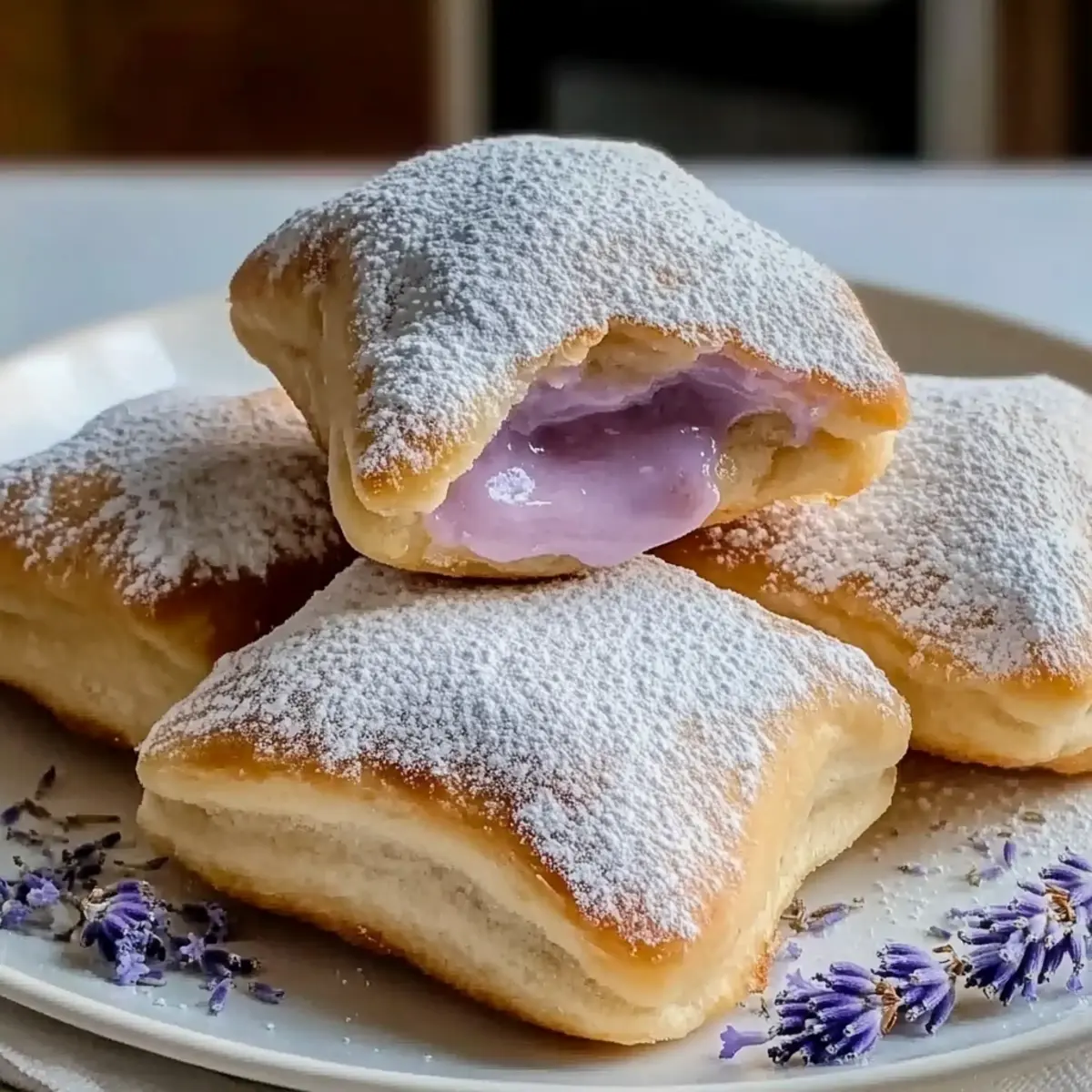 Lavender Vanilla Bean Beignets French Pastry Delight