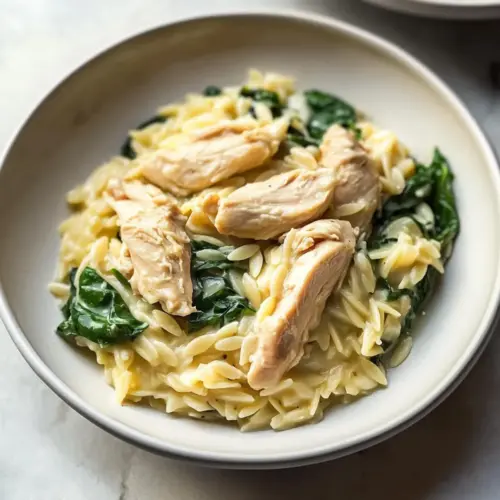 Lemon Chicken Orzo