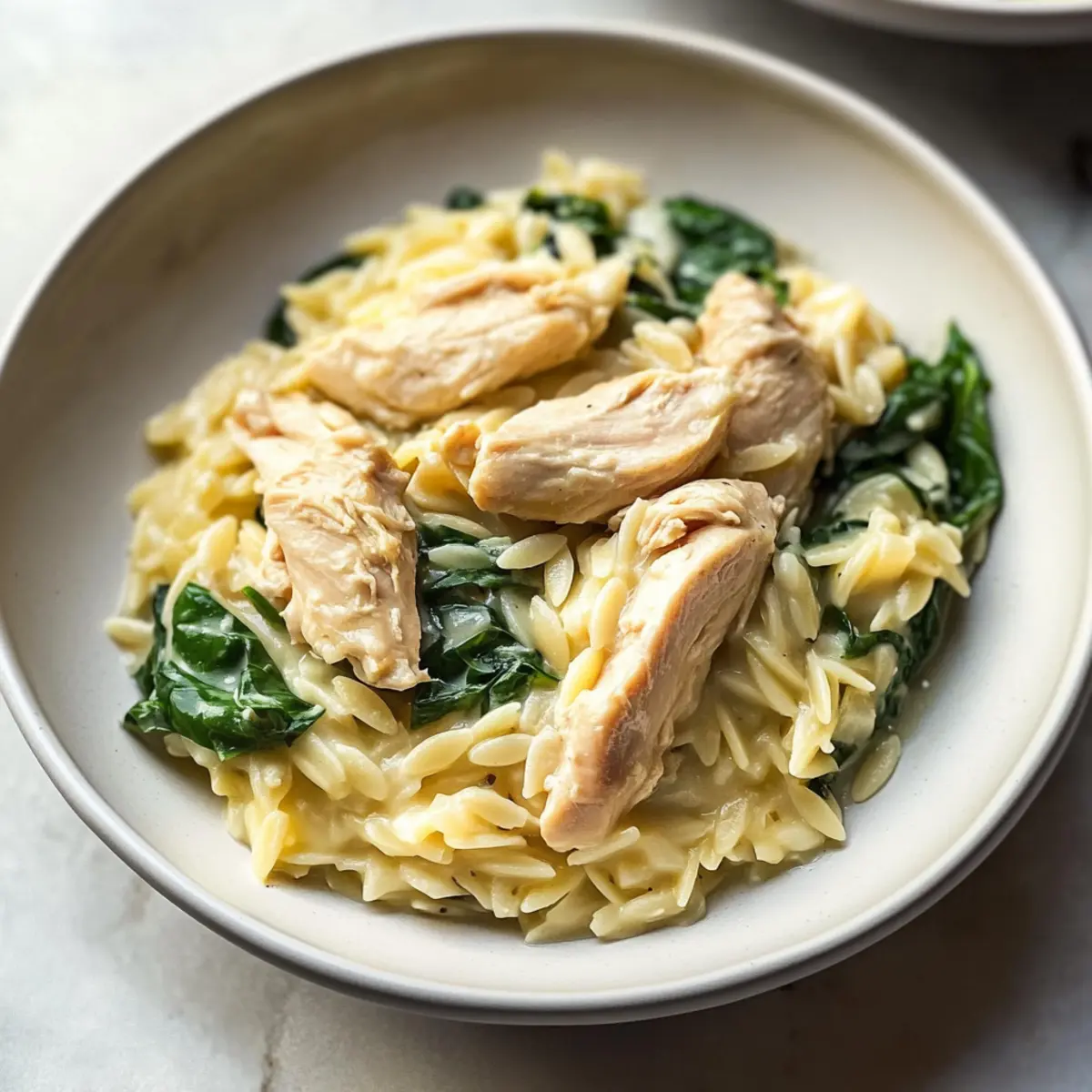 Lemon Chicken Orzo