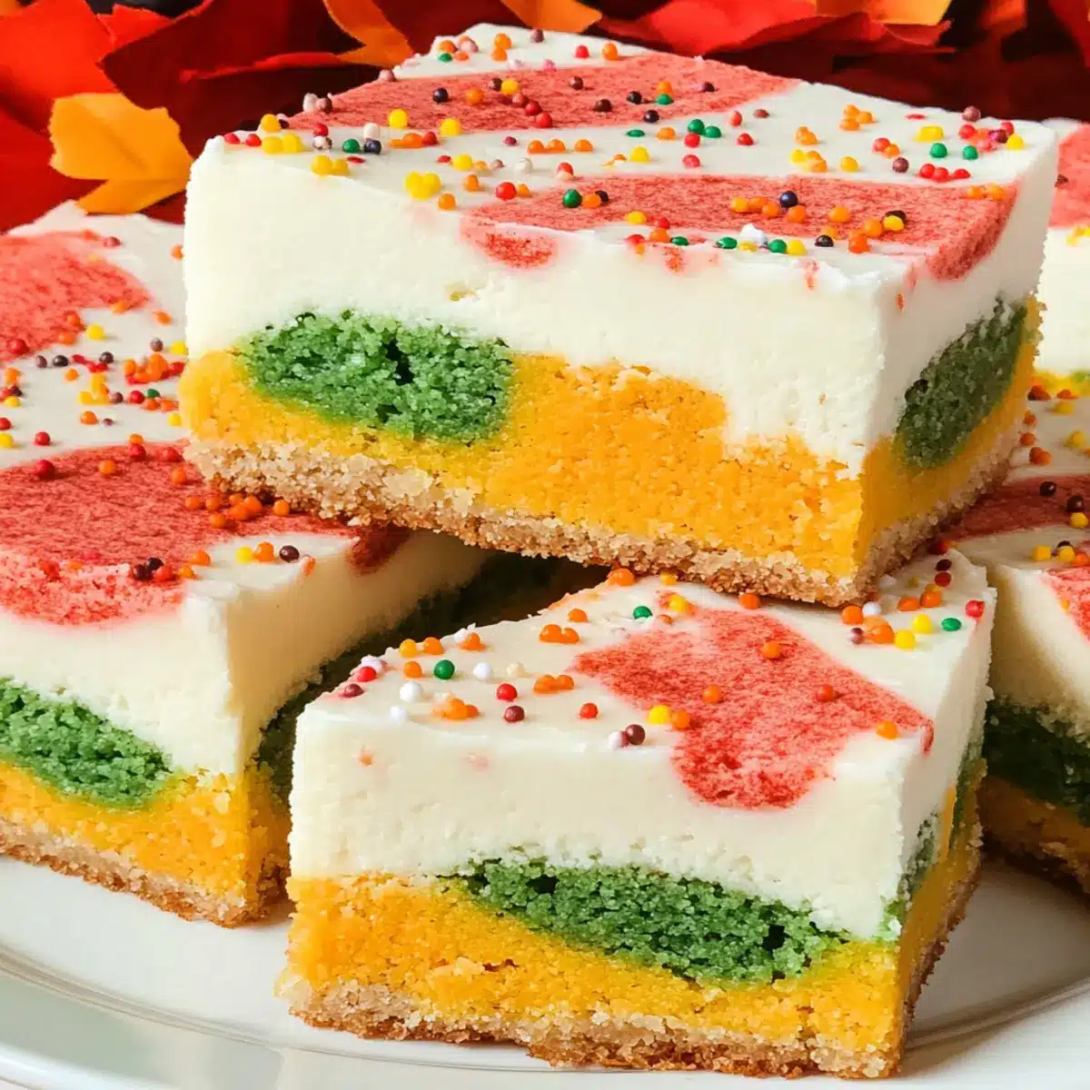 Harvest Marble Sugar Cookie Bars