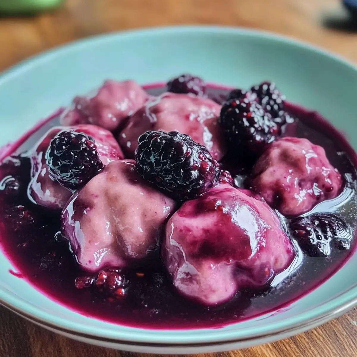 Blackberry Dumplings