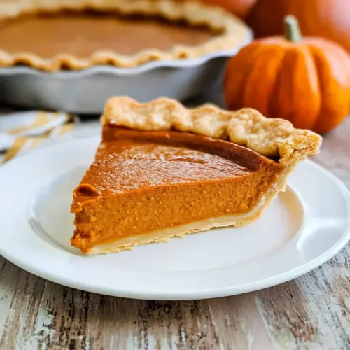 Easy 5 Ingredient Pumpkin Pie