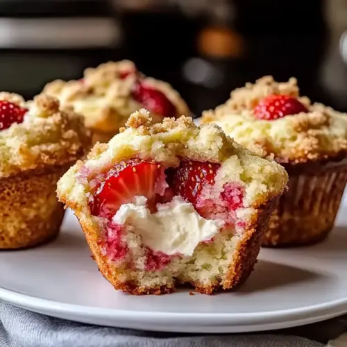 Strawberry Cream Cheese Muffins
