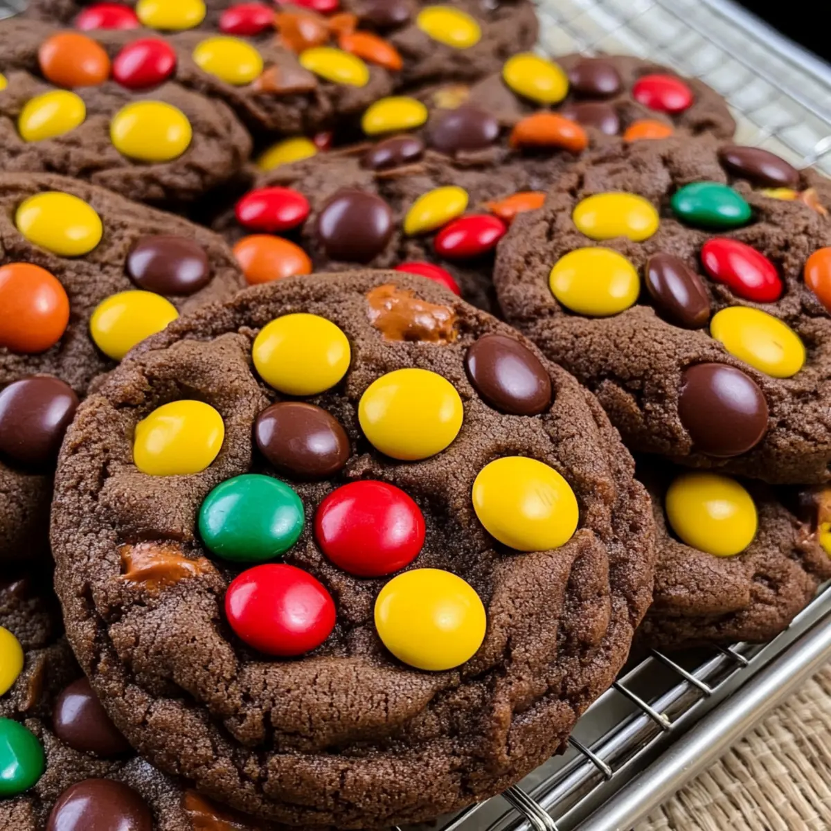 Harvest M&M Cookies