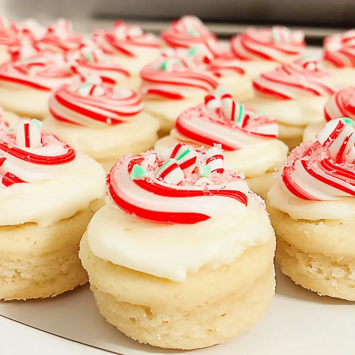 Peppermint Sugar Cookie Bites