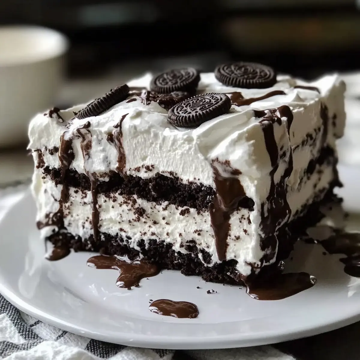 Oreo Icebox Cake
