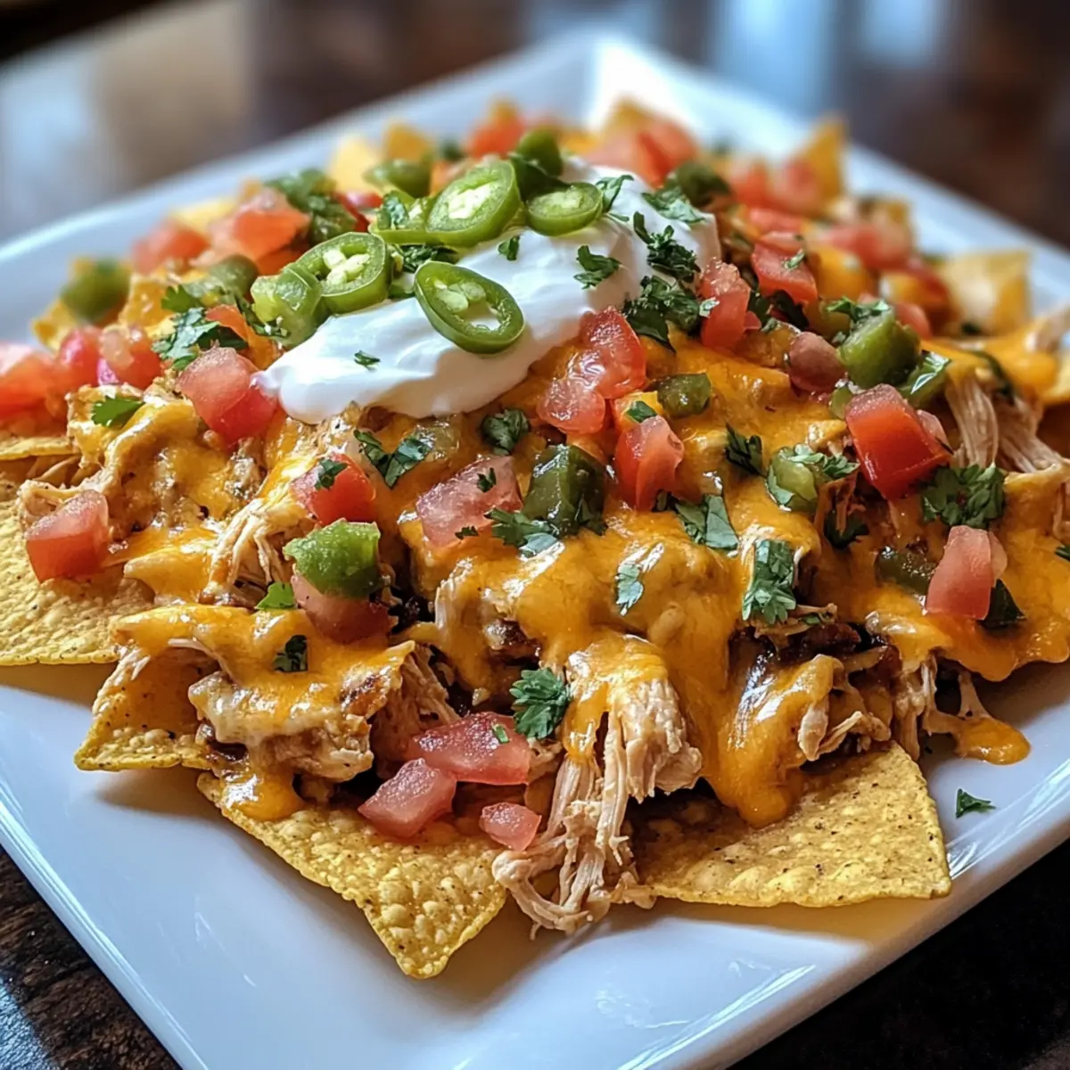 Best Creamy Chicken Nachos Recipe at Home