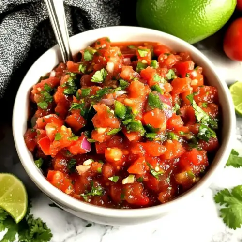 Salsa Recipe With Fresh Tomatoes