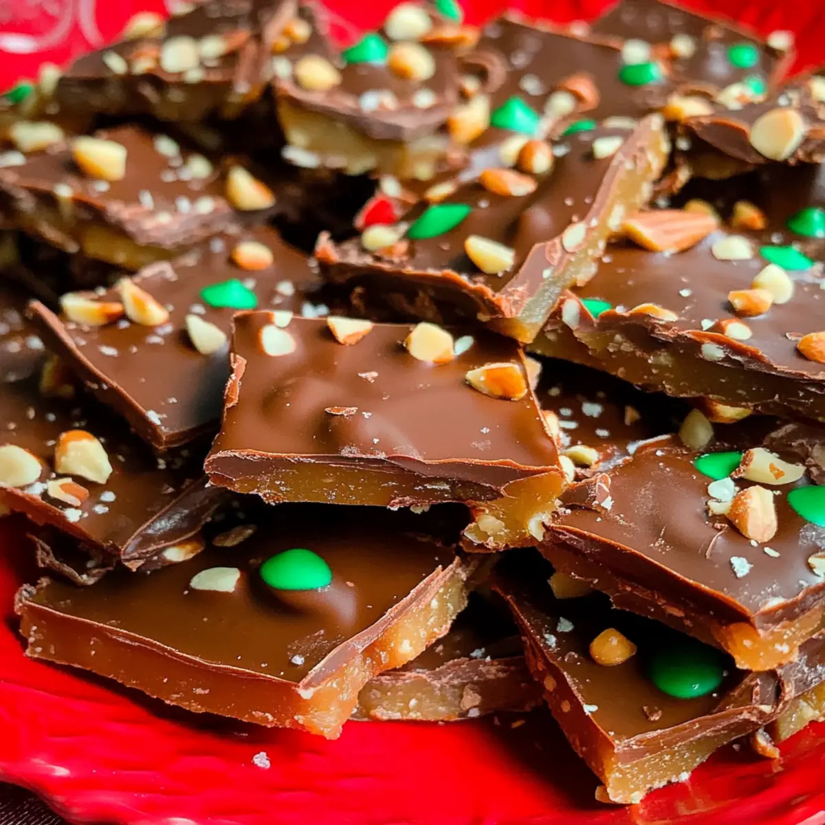 Homemade English Toffee