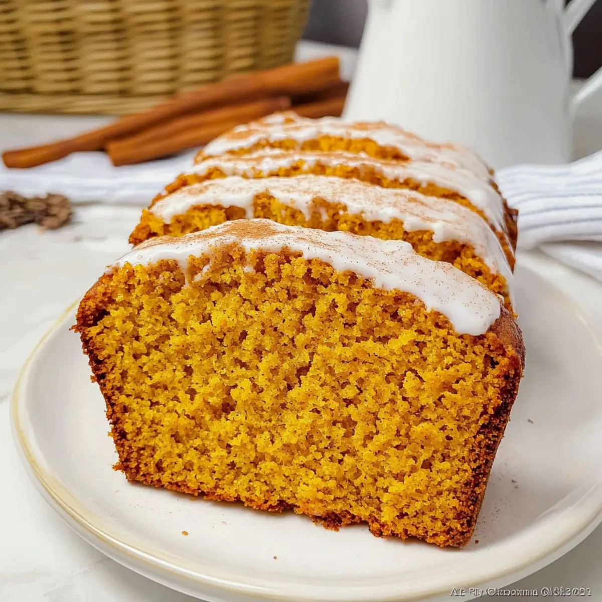 Pumpkin bread with canned pumpkin