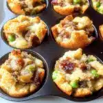 Gravy-Stuffed Stuffing Muffins