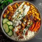 Roasted Vegetable Shawarma Bowls