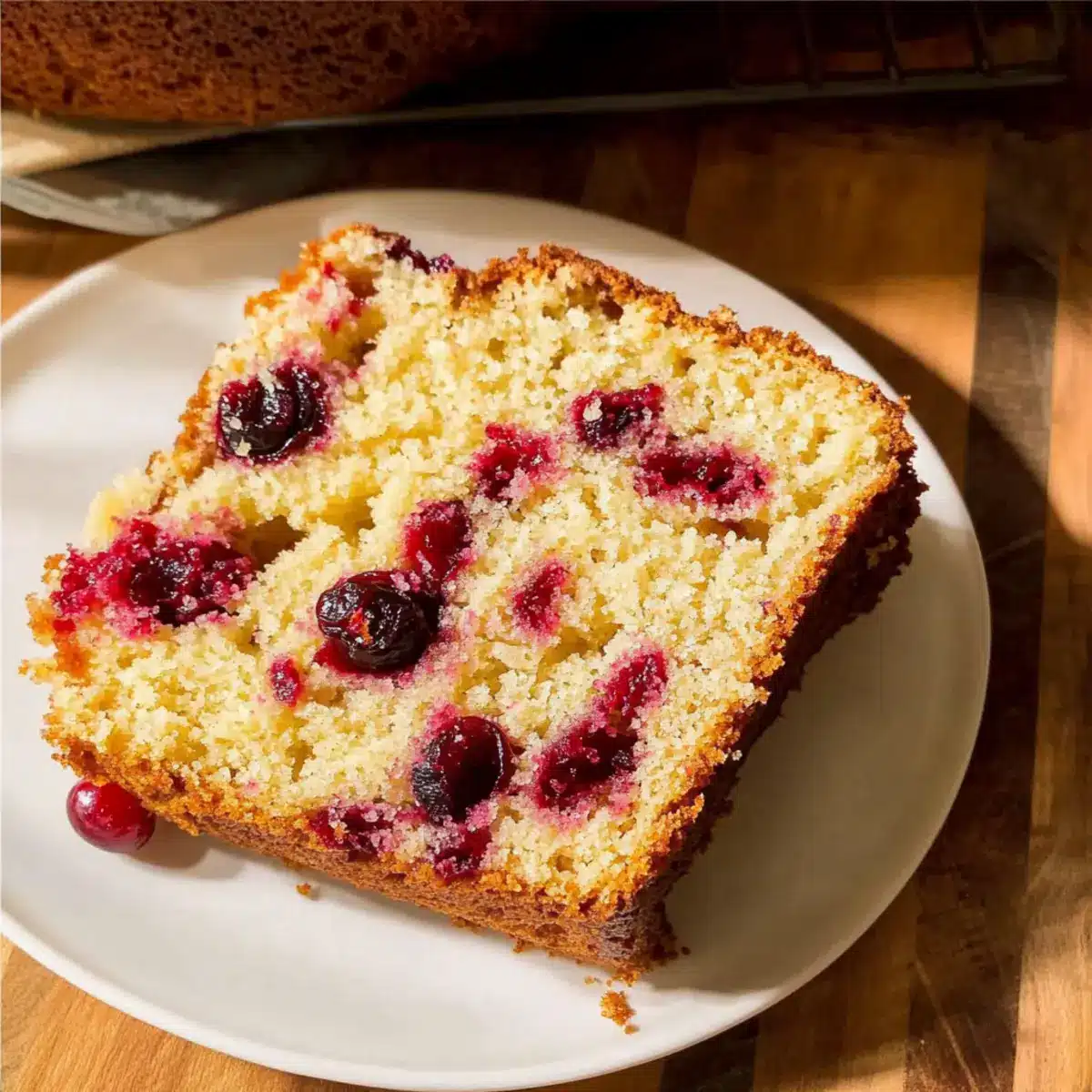 Thanksgiving Cranberry Cake