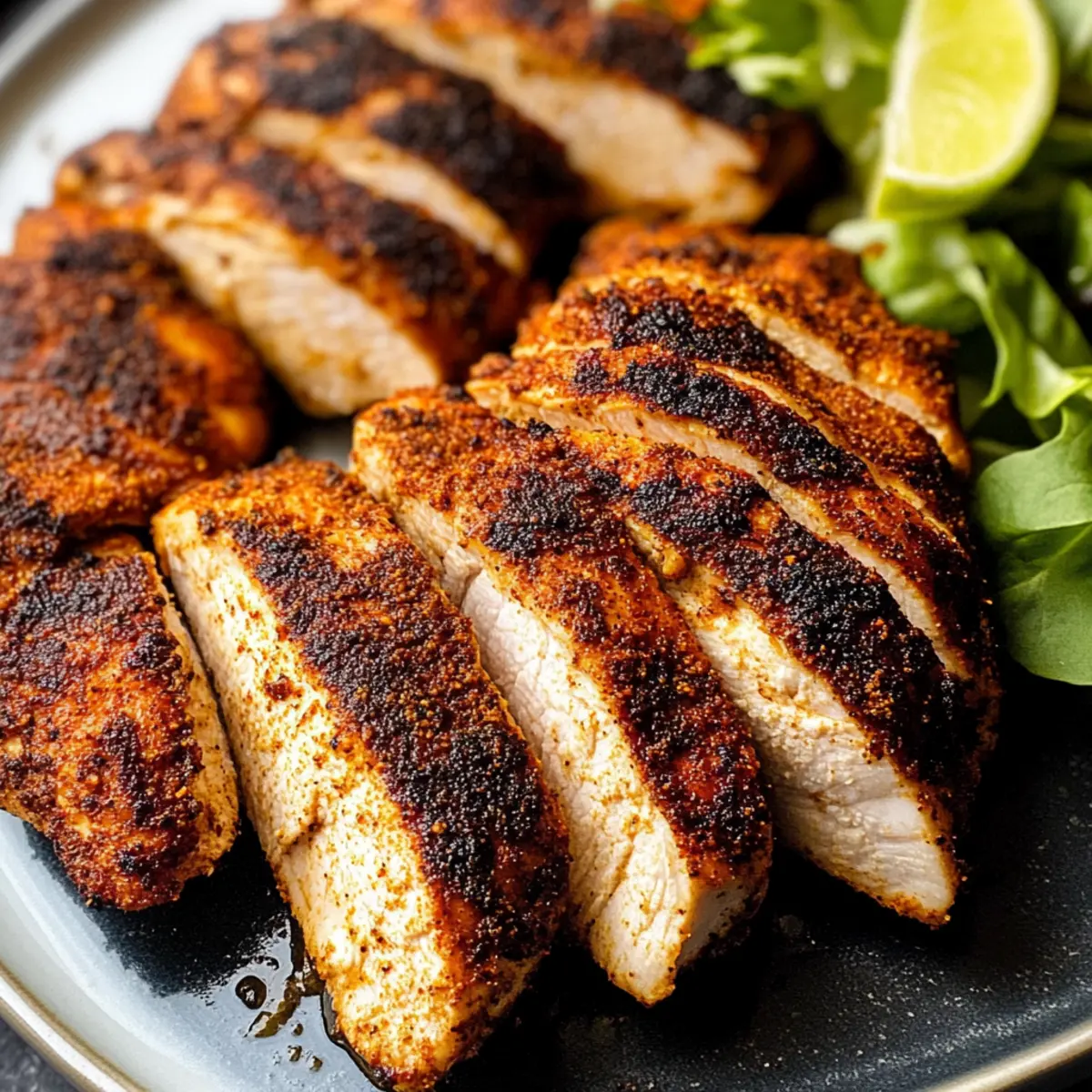 Simple Blackened Chicken