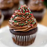 Chocolate Christmas Cupcake