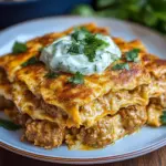 Mexican Chicken Tortilla Lasagna