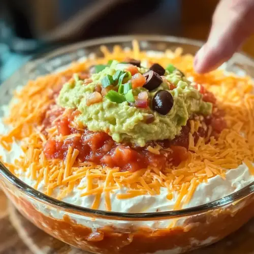 Layered Cream Cheese Salsa Dip