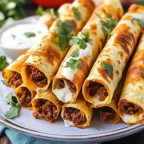 Air Fryer Beef Taquitos