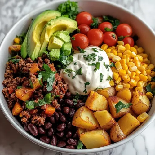 Loaded Potato Taco Bowl