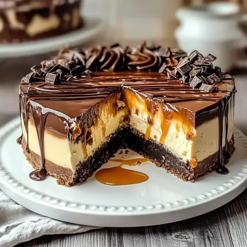 Chocolate Caramel Cheesecake