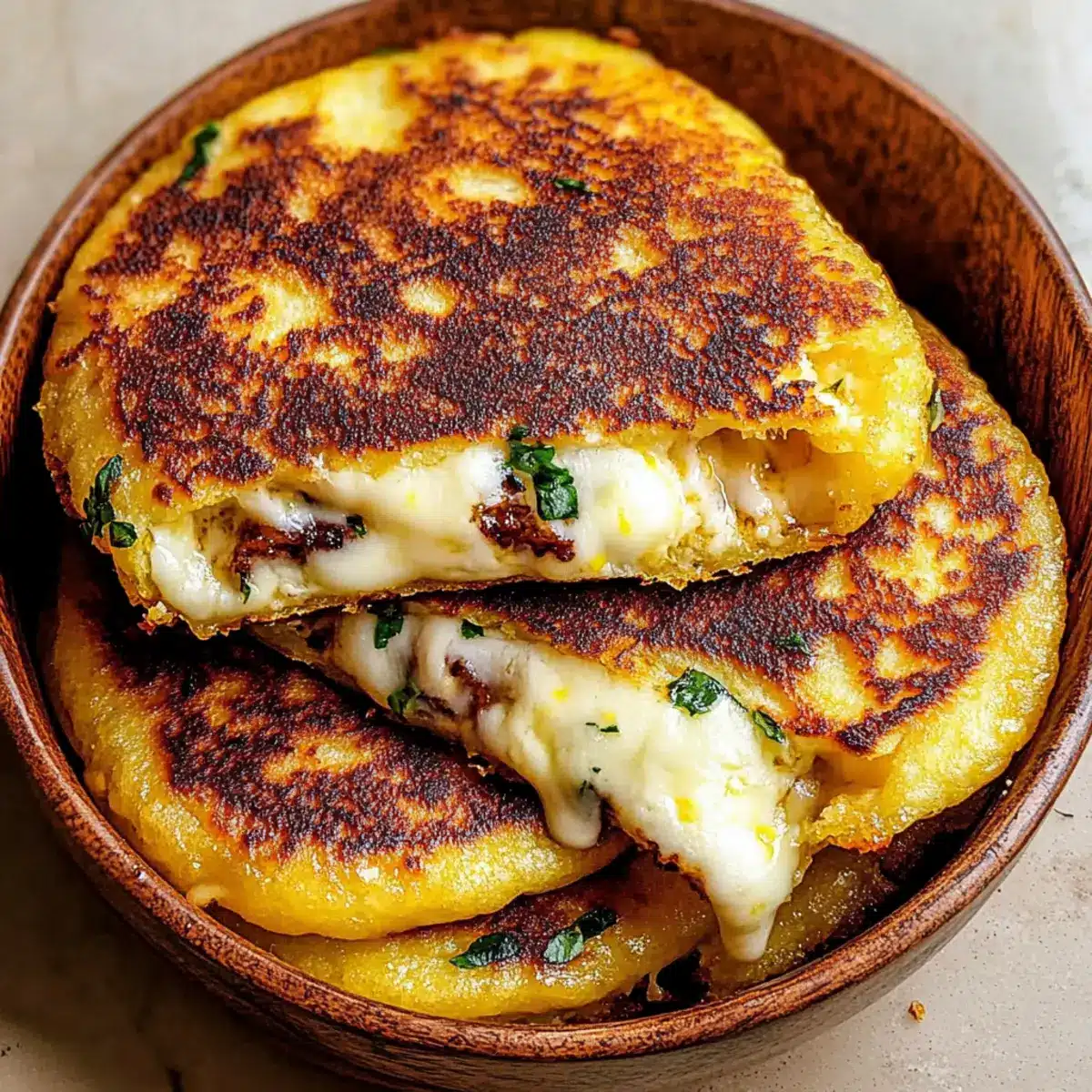 Venezuelan Sweet Corn Cachapas