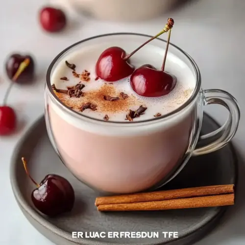 Cherry Earl Grey Milk Tea Recipe
