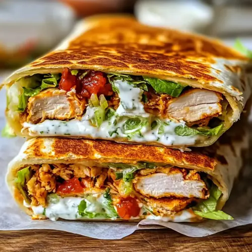 Healthy Chicken Crunch Wrap