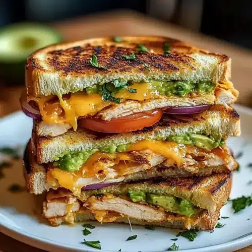 Chicken Avocado Melt Sandwich