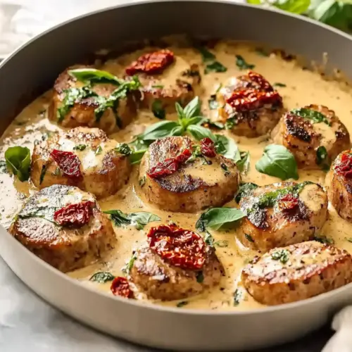 Sun-Dried Tomato Marry Me Pork Tenderloin