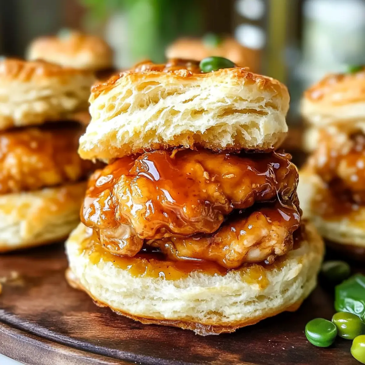 Hot Honey Chicken Biscuits: Irresistibly Sweet and Savory!