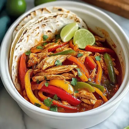 Mouthwatering Crockpot Chicken Fajitas