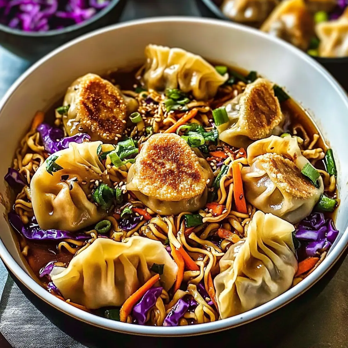 Potsticker Noodle Bowls