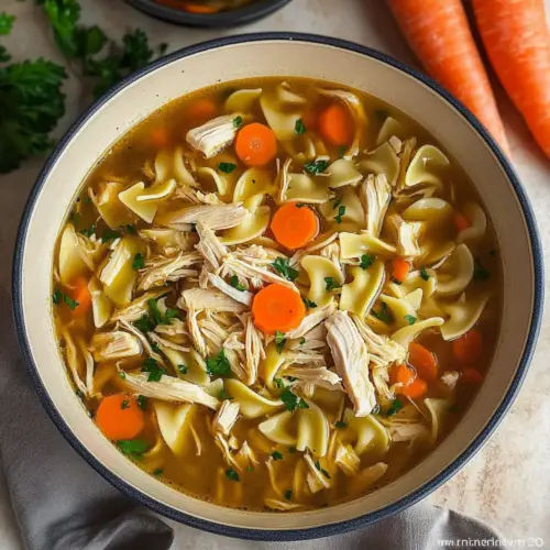 Easy Rotisserie Chicken Noodle Soup