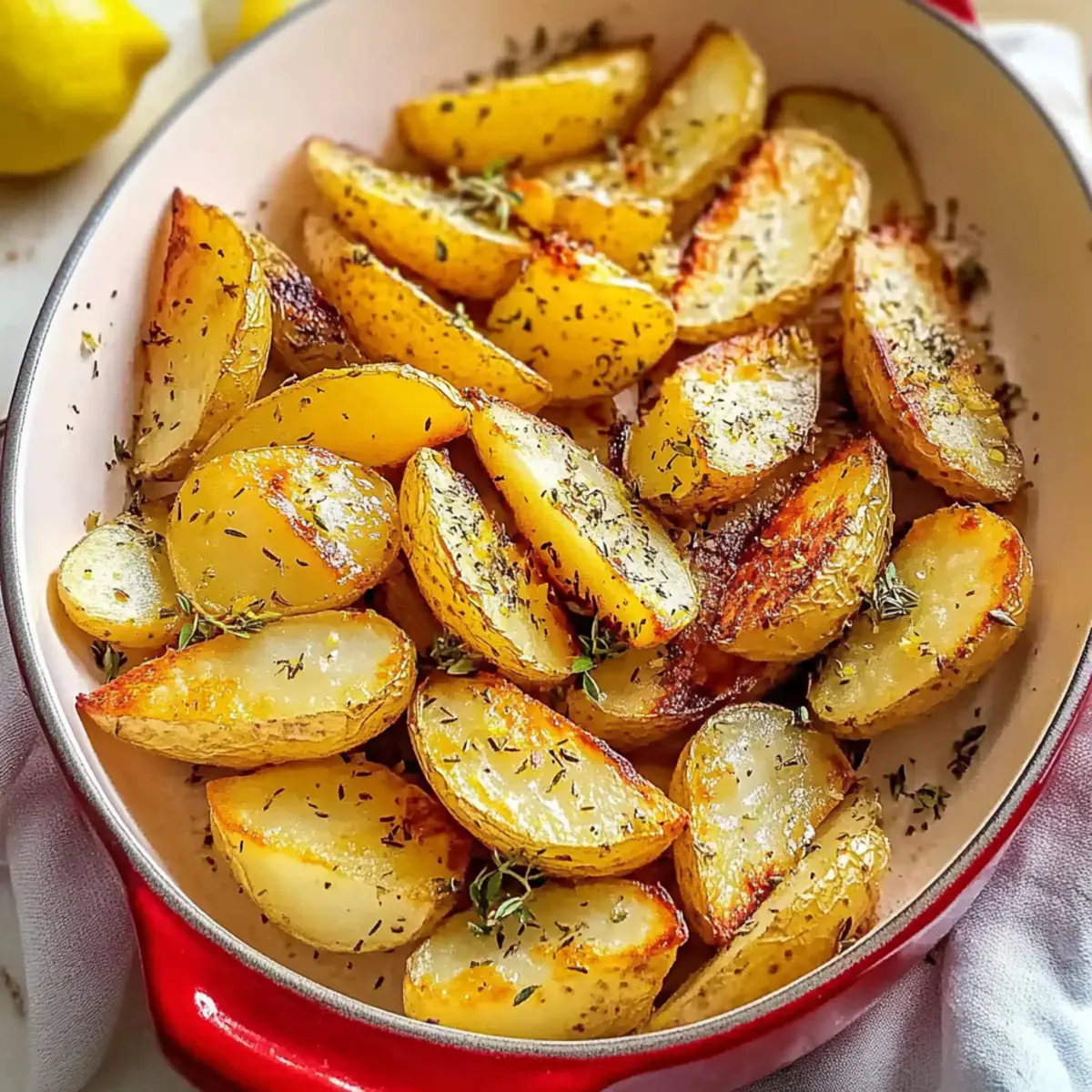 Classic Greek Lemon Potatoes