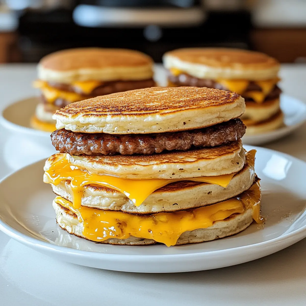 Homemade McGriddle Breakfast Sandwiches