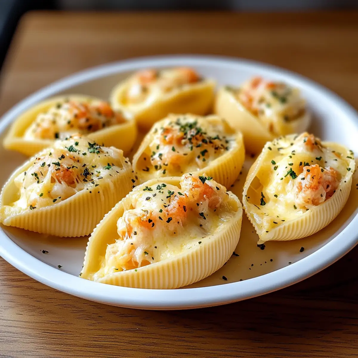 The Ultimate Creamy Seafood Stuffed Shells