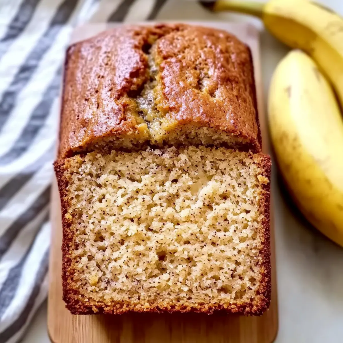 Juicy Banana Bread with Oil