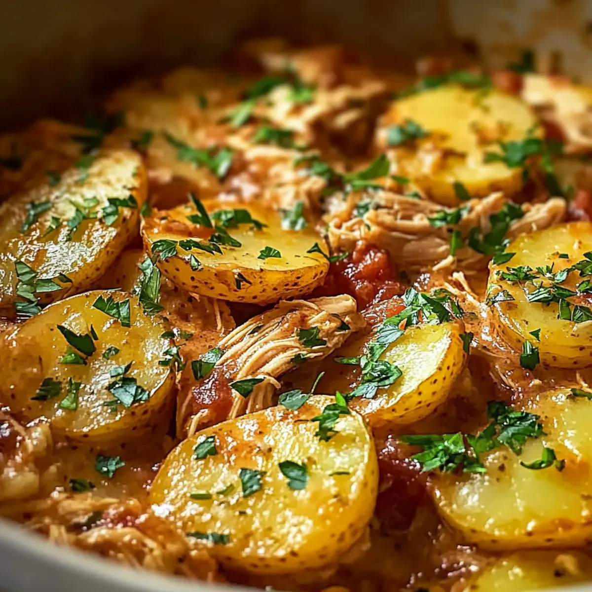 Italian Crockpot Chicken and Potatoes Recipe