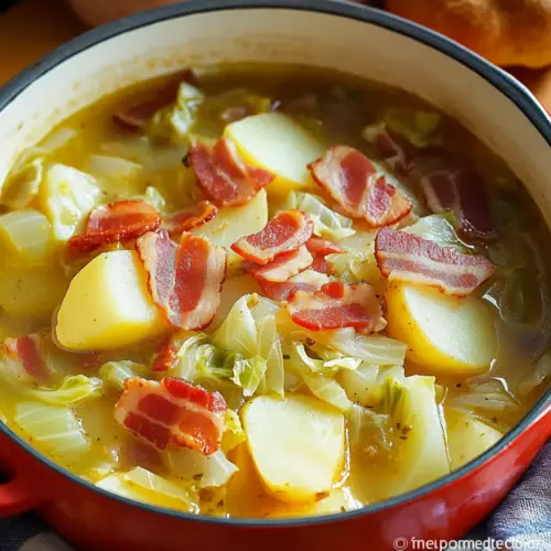 Irish Bacon, Cabbage, and Potato Soup