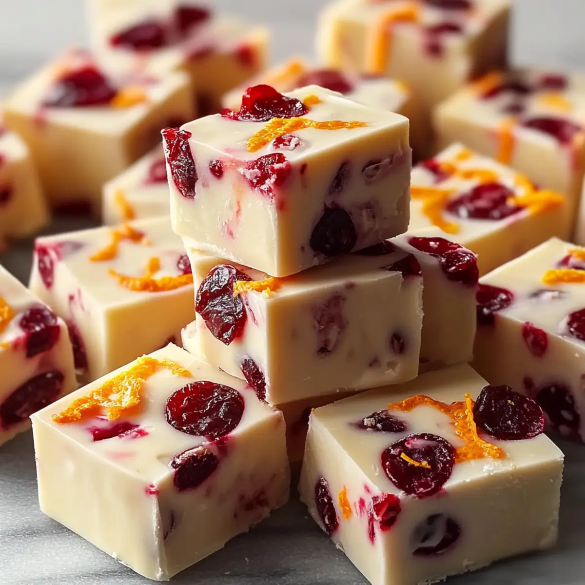 Easy Cranberry Orange Fudge