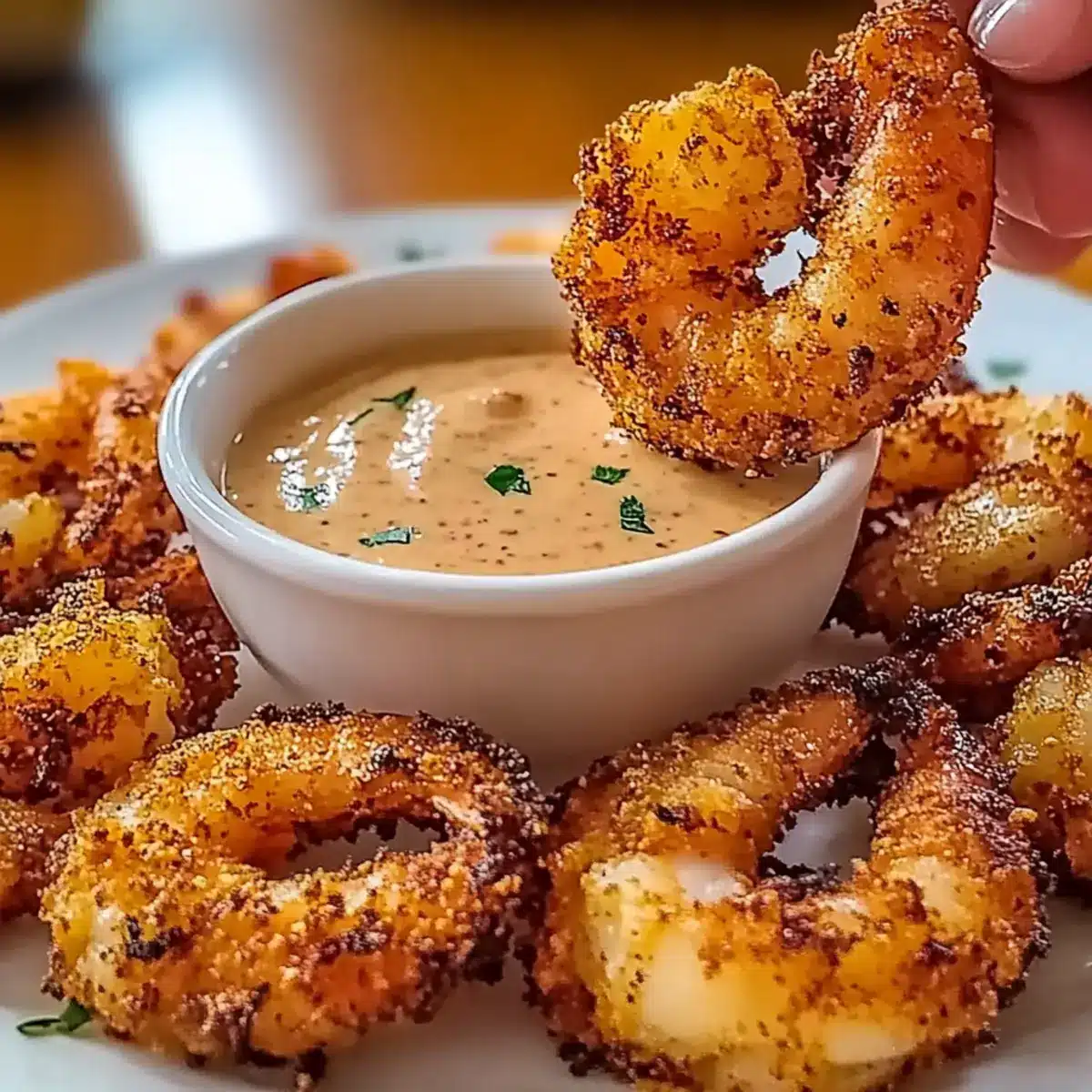 Best Crispy Cajun Shrimp with Special Dipping Sauce