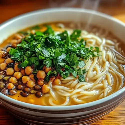 Comforting Persian Noodle Soup: A Vegetarian Delight
