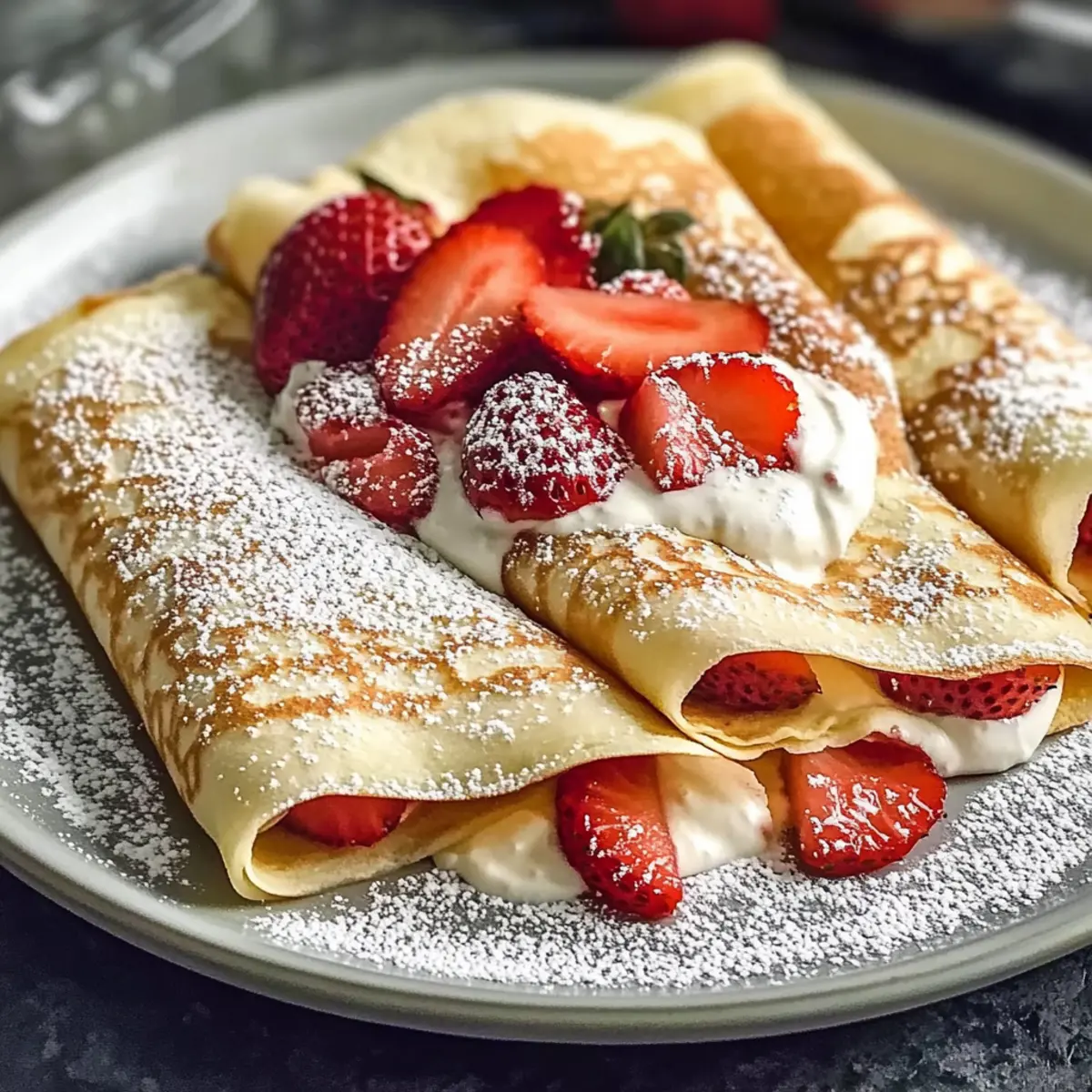 Strawberry Crepes