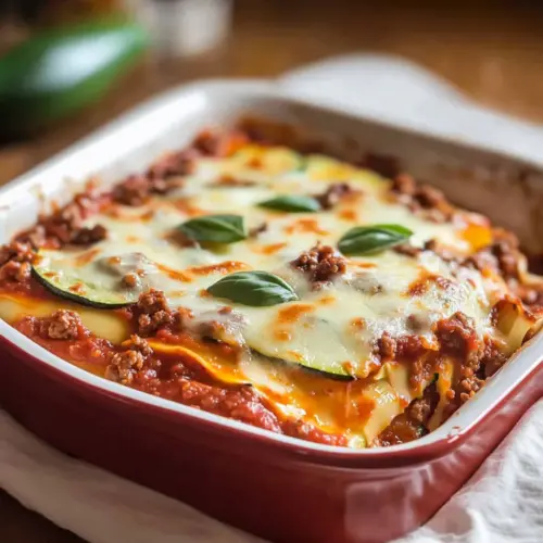 BEST Keto Zucchini Lasagna