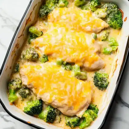Cheddar Broccoli Chicken Bake