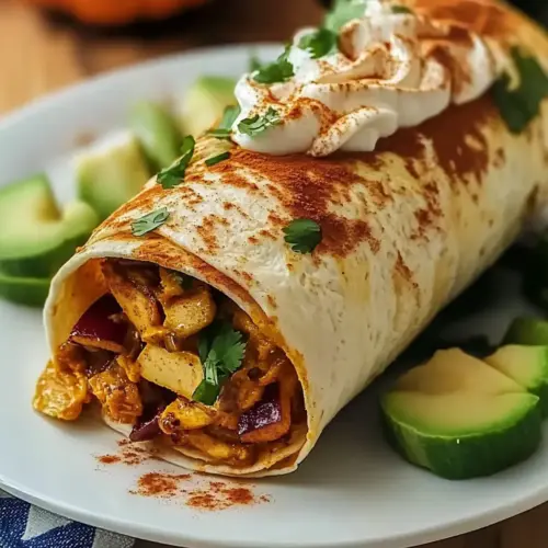 Quick & Easy Chicken Avocado Wrap