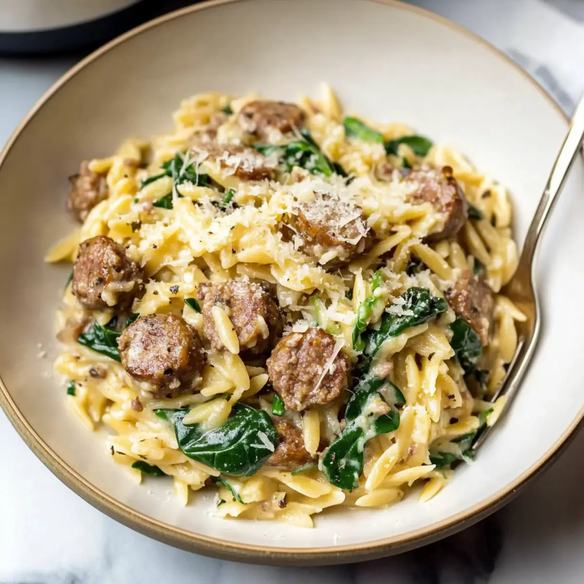 Italian Sausage Orzo