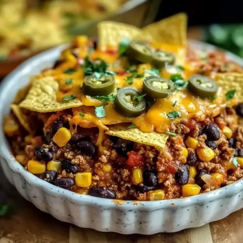 Cozy and Flavorful Crockpot Taco Casserole for Busy Nights